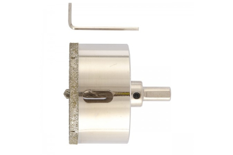 Сверло алмазное по керамограниту 70*67 мм 3-гранный хвостовик Matrix