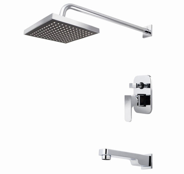 Смеситель KAISER Sonat скрытый монтаж Ø35/верх. душ+излив