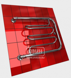 Полотенцесушитель ДВИН Dw 50/50 1-1/2" без полки Водяной (К0)