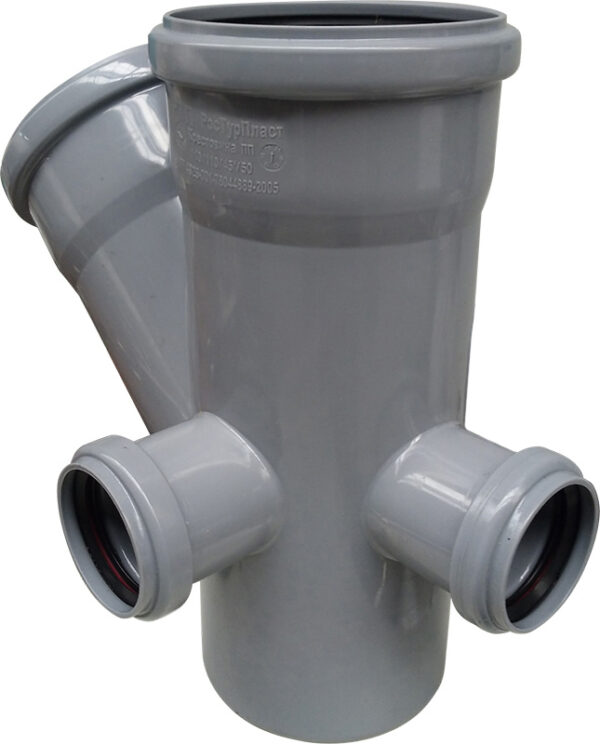 Крестовина двухплоскостная 110/110/50/50 угол 45 правая+тыл ПП (15)