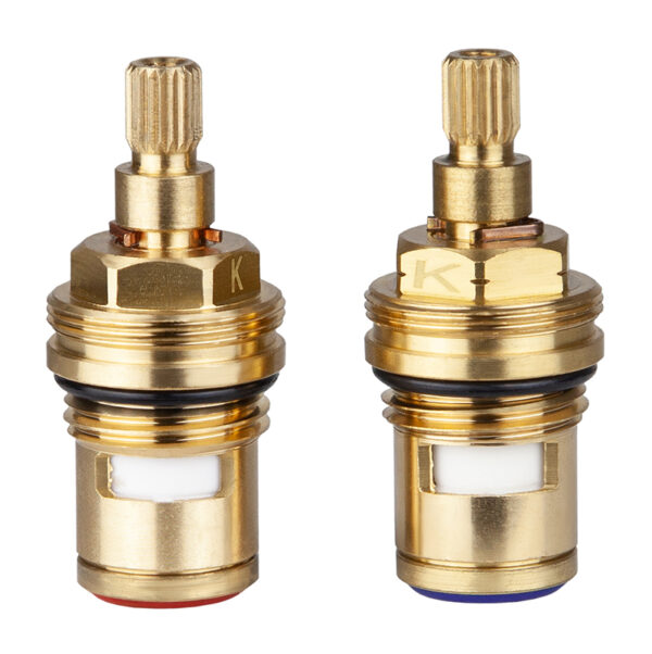 Кран-букса KАISER 1/2 для смес. серии 42/57/11255/11211, 20 шлиц 90* /1 пара/ (стар. арт. 42/57К)