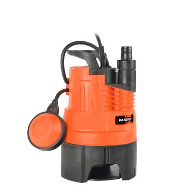 Насос погружной дренажный "PATRIOT" 300Вт, 83 л/мин. макс напор 7м кабель 5м корпус пластик