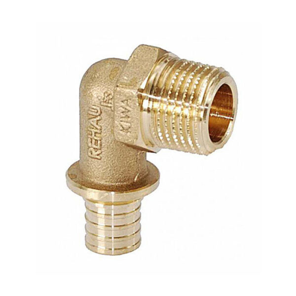 Угольник-переходник с наружной резьбой 16-Rp1/2 НР RAUTITAN