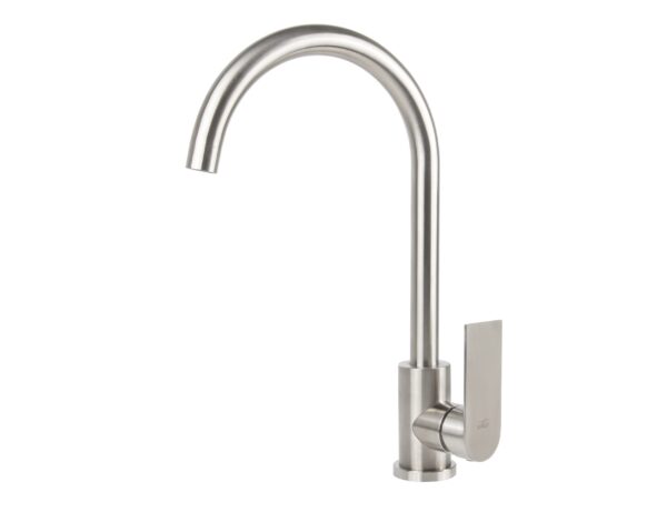 Смеситель VIKO кухня боковой Ø35, серебро, нерж. сталь