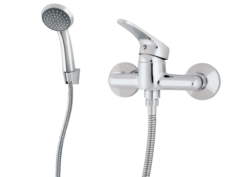 Смеситель для душа Однорыч. карт.40 (латунь) RUSANT PC-B 80-65