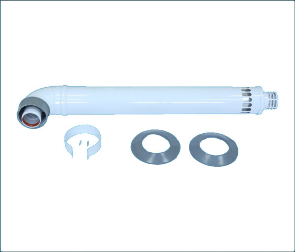 Комплект концентрического горизонтального дымохода 60/100 для котла WOLF FGG L=810