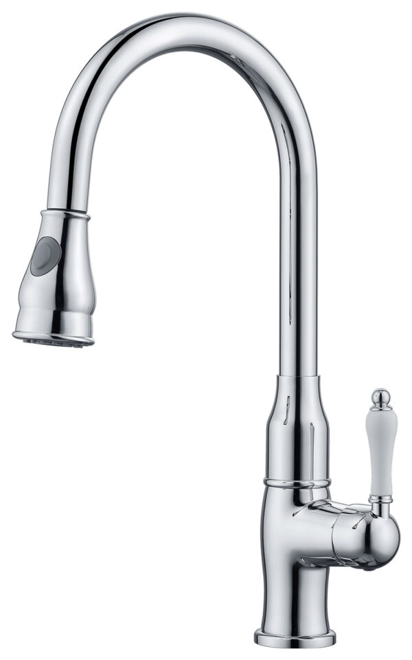 Смеситель KAISER Vincent кухня Ø35, боковой, с выдвижной лейкой