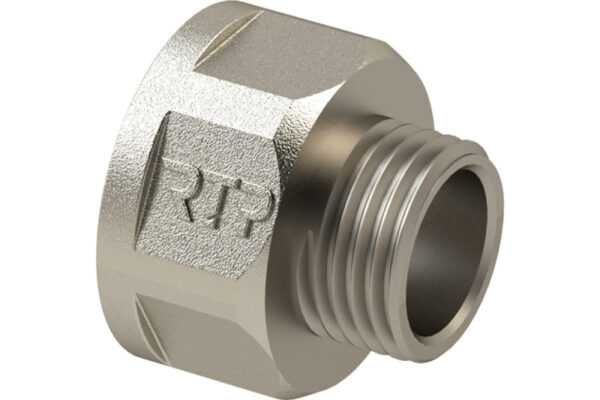 Переходник 3/4" НРx 1 1/4"ВР латунь (120/10) "РТП" (бирка)