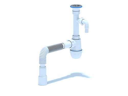 Сифон Ани 1-1/4" х 40 с носиком, с г/тр. 40х40/50