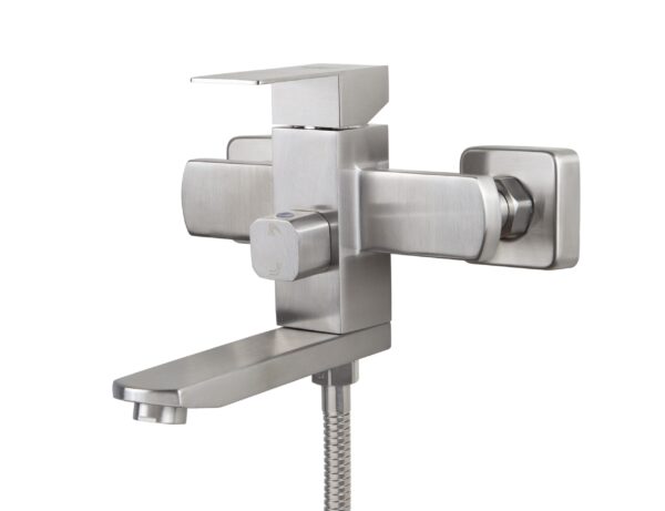 Смеситель VIKO ванна к/н Ø35, серебро, нерж. сталь