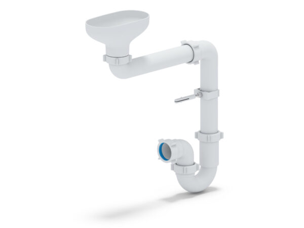 Сифон Ани 1 1/2*40 прямоточный с разрывом струи смещенный