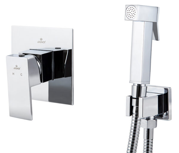 Смеситель KAISER Sonat скрытый монтаж Ø35, с гиг. душем