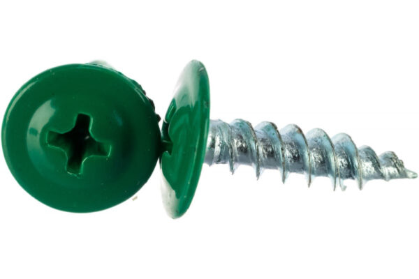 Саморез мет-мет с п/ш остр RAL 6002 4,2х25 (500 шт)