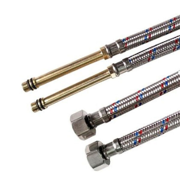 Подводка гибкая для смесителя удл.штуц 100 см (2 шт.)