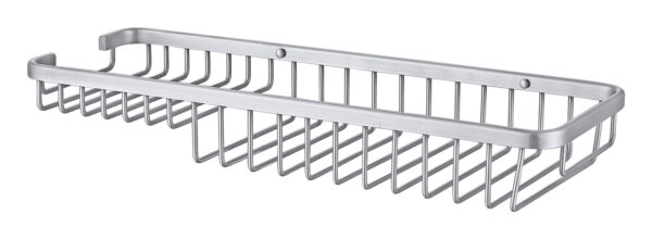 Полка настенная прямоугольная KAISER 355*130*50 (30) хром/латунь