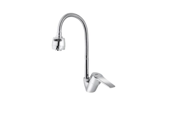 Смеситель VIKO кухня боковой с гибким изливом Ø40 с гайкой