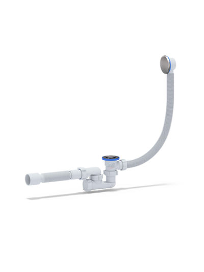 Сифон Ани 1-1/2" д/ванны автомат с выпуском и переливом, регул. с г/тр. 40х50