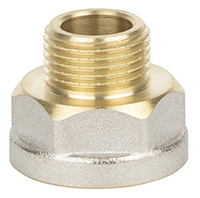 Переходник 1-1/4"г х 3/4"ш (ник/латунь) WaterMark