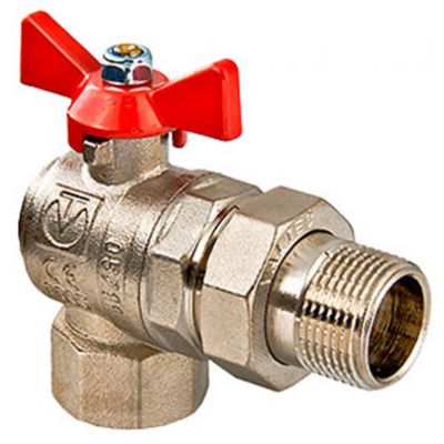 Кран шаровый (Американка) угловой VALTEC BASЕ 3/4"
