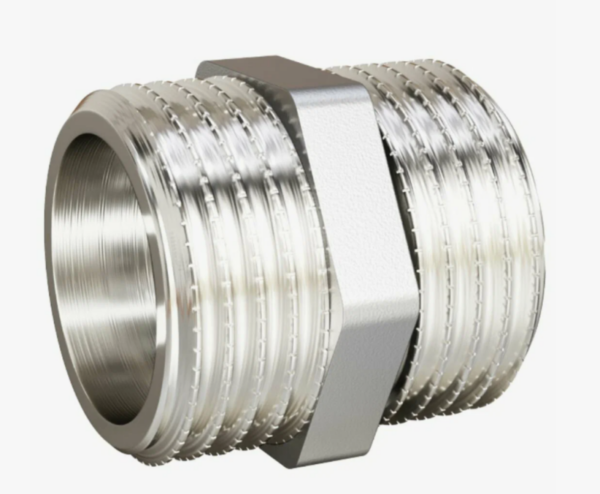 Ниппель 1 1/4" НР никель LD Pride (32)