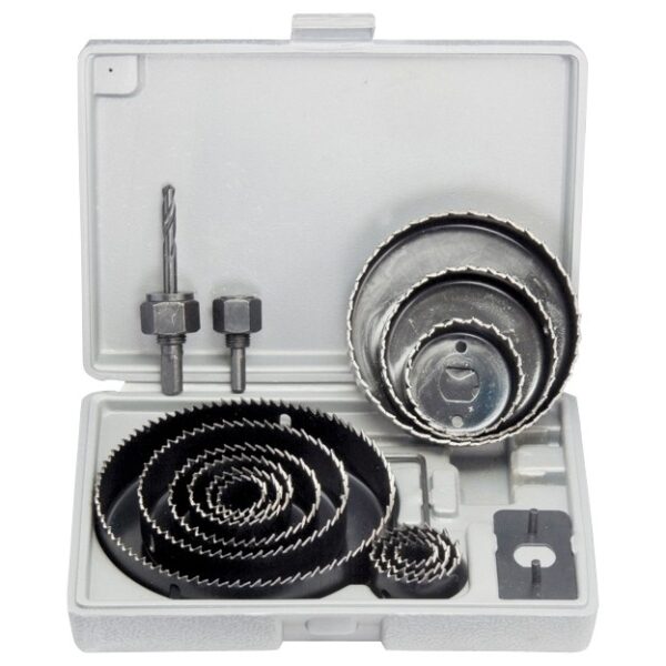 Набор кольцевых пил по дереву 19-127 мм 12 предметов MATRIX 70472