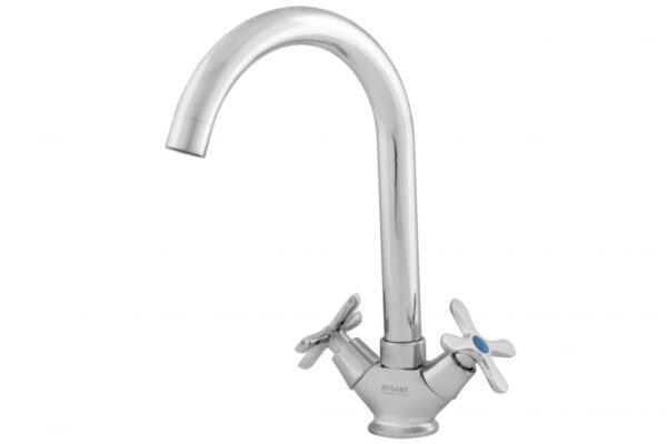 Смеситель для кухни 2-вентильный, высокий излив (латунь) RUSANT PC-K 441-87