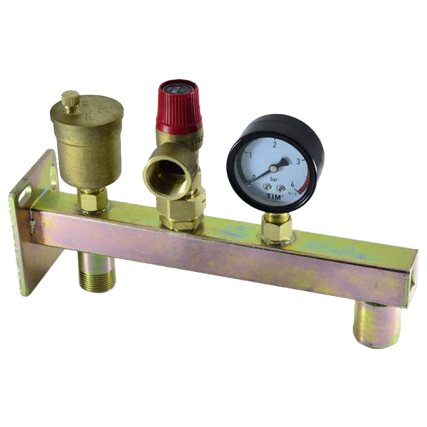 Группа безопасности TIM с настен. крепл, с установки расш. бака 3/4"-3 бар