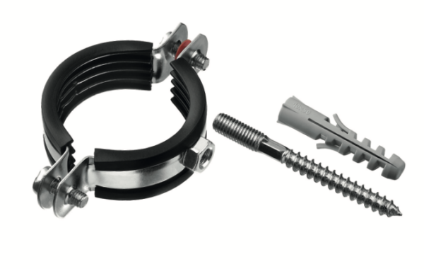 Хомут мет. 6" WaterMark М10 (162-170мм) с дюбелем и шпилькой /по 1 шт/