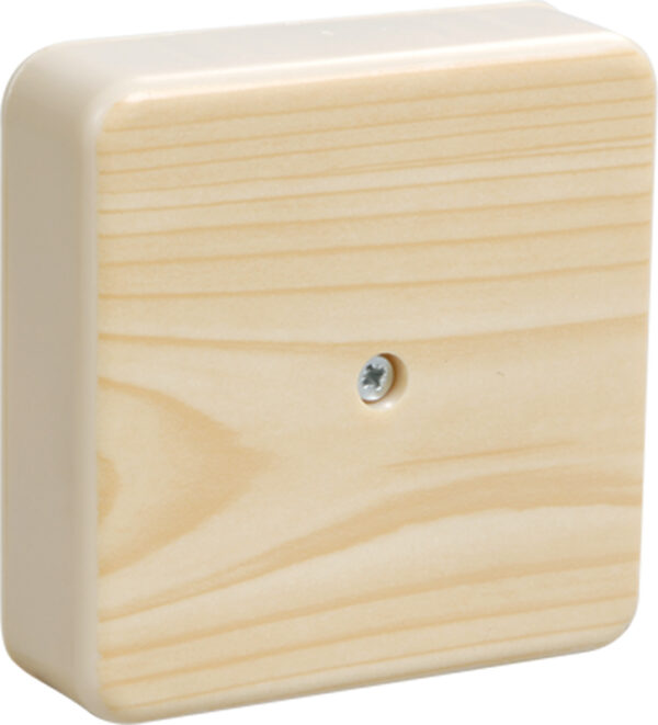 Коробка распаячная нар.монт. 75х75х28 сосна (с контактной группой) КМ41216-04 ИЭК (упак.80/80)