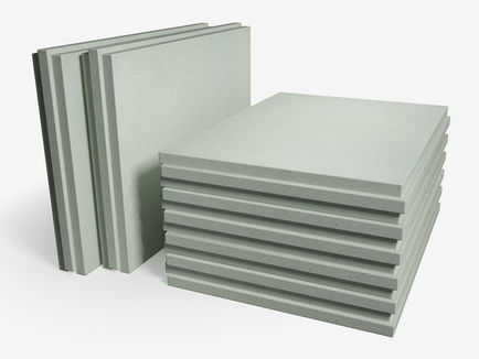 Плита гипсовая пазогребневая влагостойкая Кнауф 667x500x80 мм