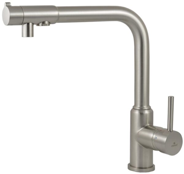 Смеситель KAISER Teka кухня Ø35, однорукий, боковой под фильтр (Серебро)