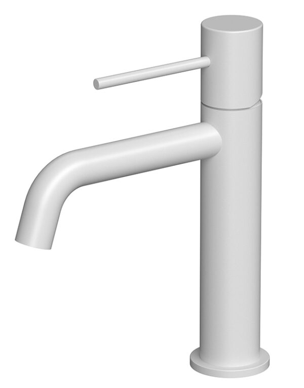 Смеситель KAISER Vita для раковины, Ø25 /Латунь /Белый матовый