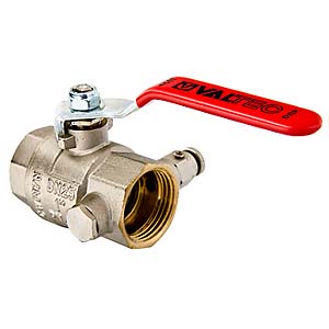 Кран шар. VALTEC 1" с ручным спуском