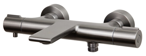 Смеситель KAISER Serio для ванны с термостатом /Латунь /Воронёная сталь