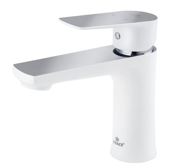 Смеситель KAISER Atrio для раковины Ø35 белый-хром