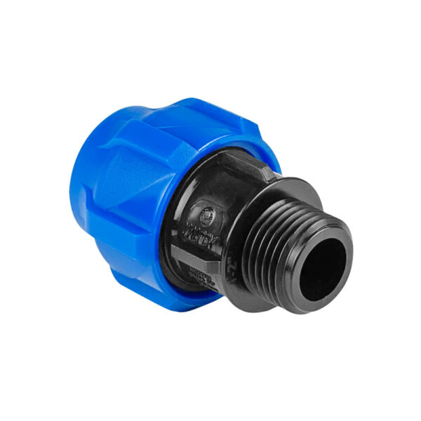 Муфта компрессионная с наружной резьбой 50x2" ПНД Valfex