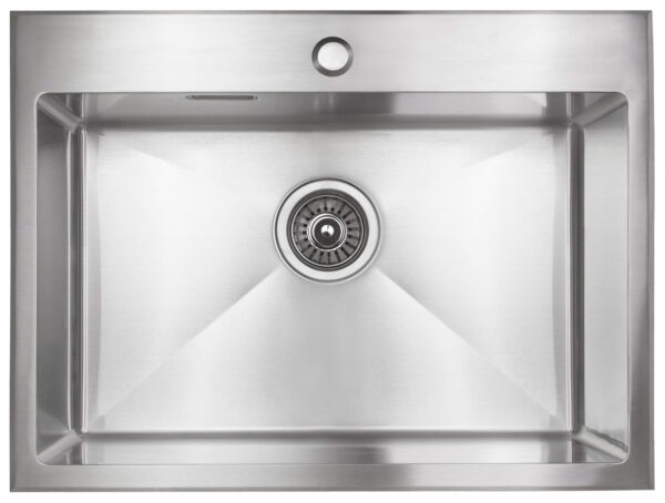 Мойка из нержавейки KAISER 600x450x200*3.0+1.2mm (цвет покрытия: сталь)/сифон