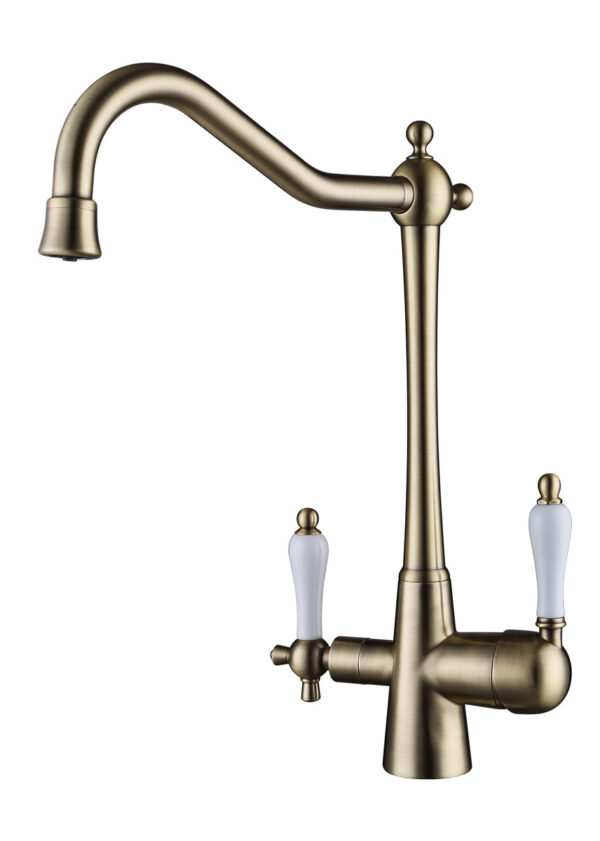 Смеситель KAISER Vincent кухня боковой под фильтр Ø35 (бронза)