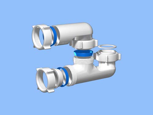Сифон Ани 1-1/2" х 40 д/ванны, регулируемый