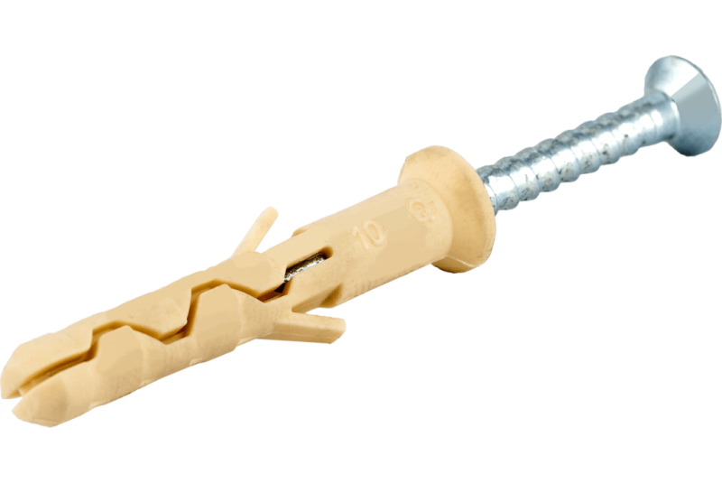 Дюбель-гвоздь потай 6х80, нейлон (70шт) //КМП